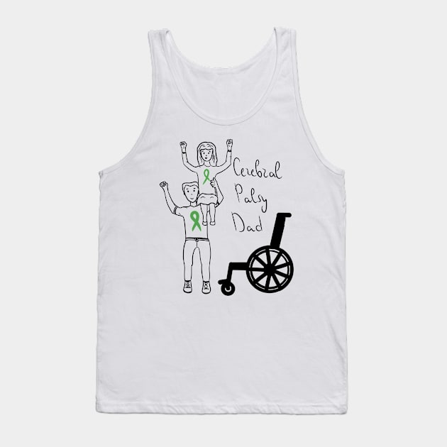 Cerebral palsy dad Tank Top by Antiope